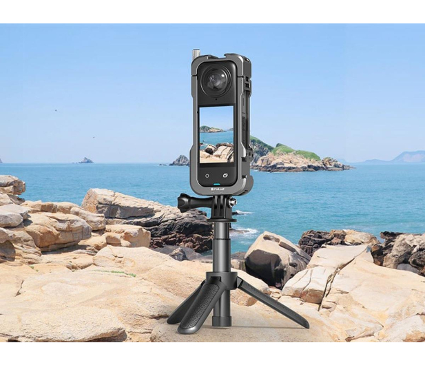 Puluz Metalowa obudowa z osłoną obiektywu do Insta360 X4 - 1508867 - zdjęcie 3